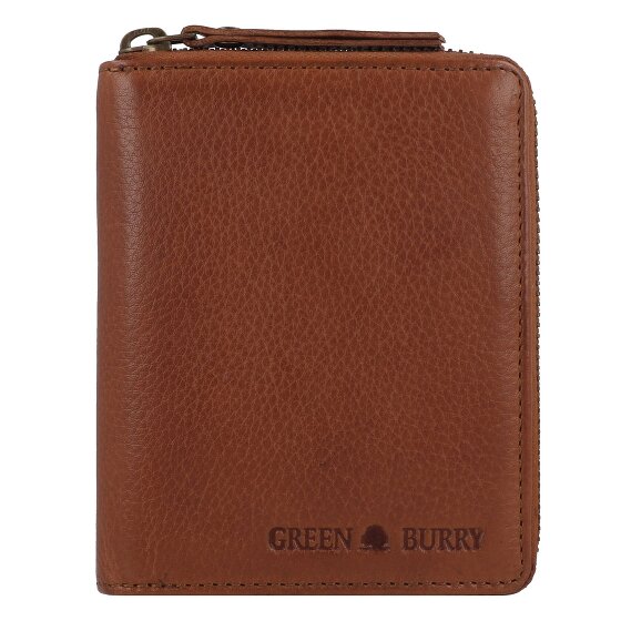 Greenburry Colombiana Portfel Ochrona RFID Skórzany 10.5 cm