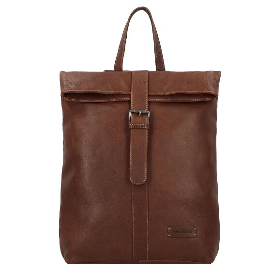 Jack Kinsky Porto Plecak Skórzany 37 cm Komora na laptopa