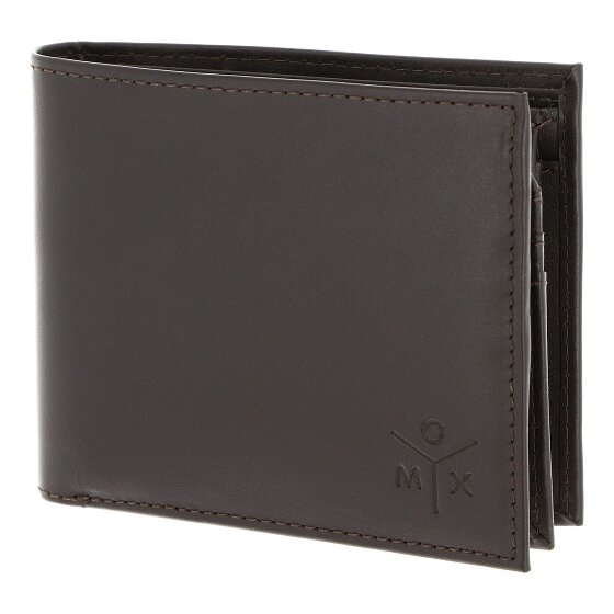 oxmox Leather Portfel Ochrona RFID Skóra 10 cm
