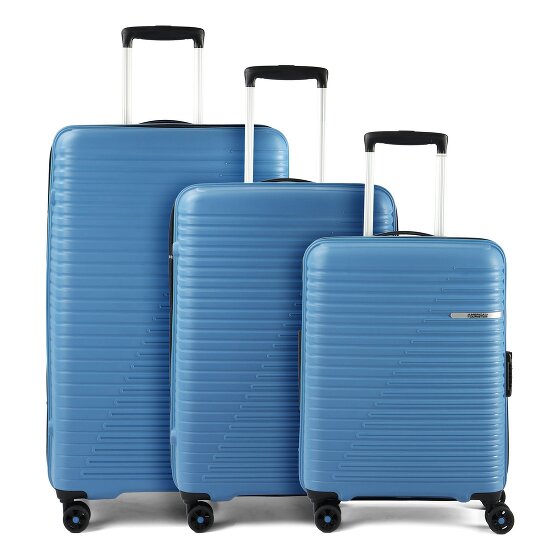 American Tourister Liftoff 4 kółka Zestaw walizek 3-części z plisą rozprężną