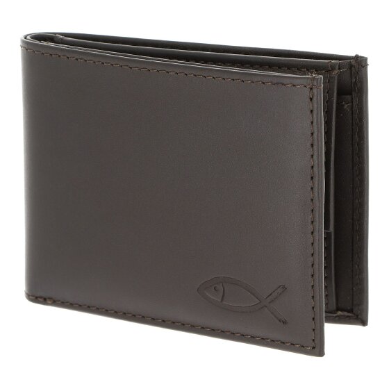 oxmox Leather Portfel Ochrona RFID Skóra 11 cm