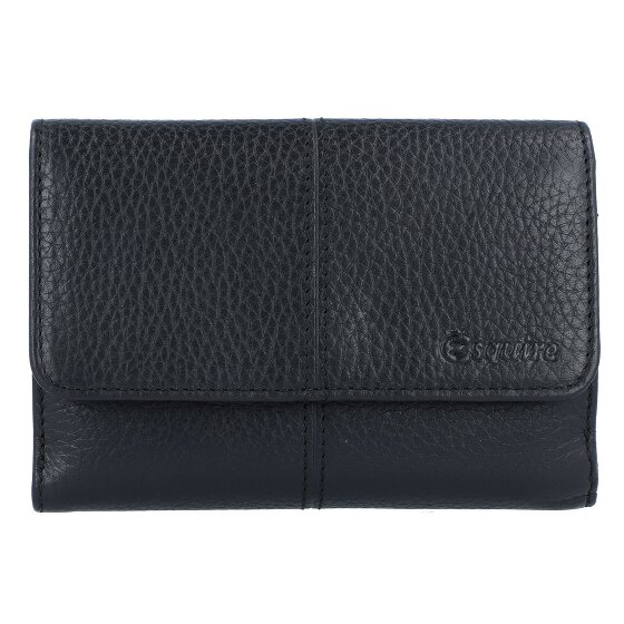 Esquire Skórzany portfel Verona RFID 14 cm