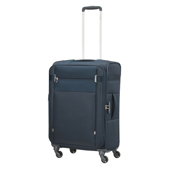 Samsonite Citybeat 4 kółka Walizka 66 cm z plisą rozprężną