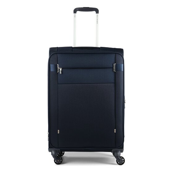 Samsonite Citybeat 4 kółka Walizka 66 cm z plisą rozprężną