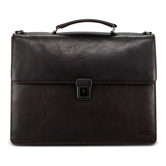 Jost London Teczka Skóra 40 cm Komora na laptopa
