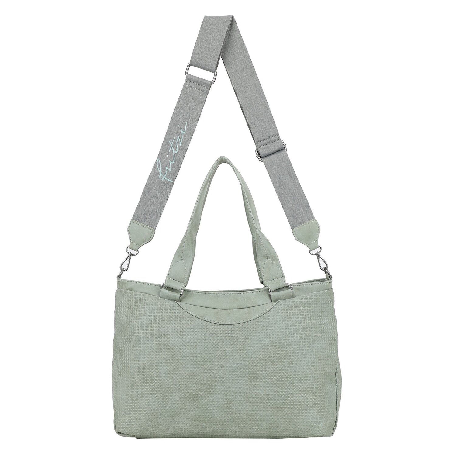 Fritzi aus Preußen Joly Waffly Shopper Bag 41 cm salbei kup w