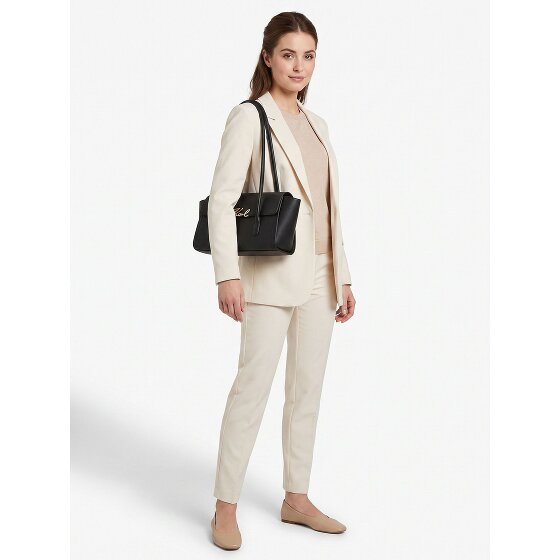 Karl Lagerfeld Signature Torba na ramię Skóra 37 cm