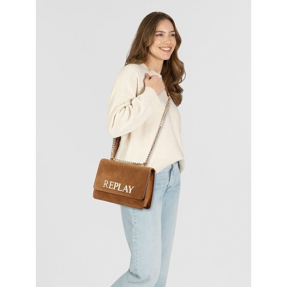 Replay Torba na ramię Skórzany 25.5 cm
