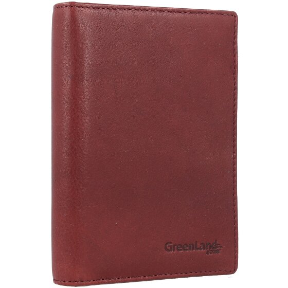 Greenland Nature Miękkie kolorowe etui na paszporty RFID Leather 12 cm