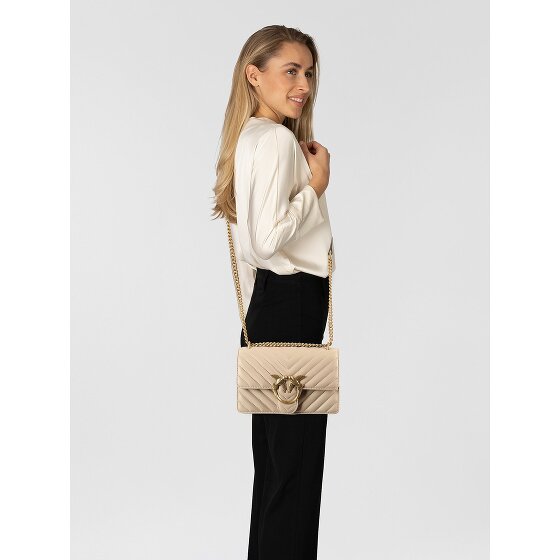 PINKO Love One Torba na ramię Skórzany 21 cm