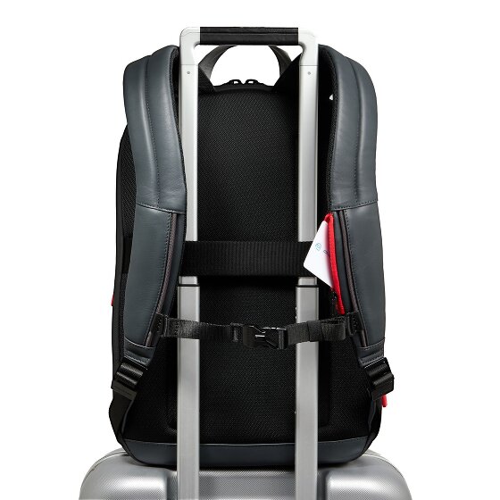 Piquadro Zaino Plecak Skóra 42 cm Komora na laptopa