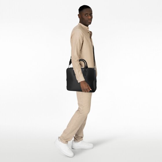 Boss Luminary Teczka Skórzany 38 cm Komora na laptopa