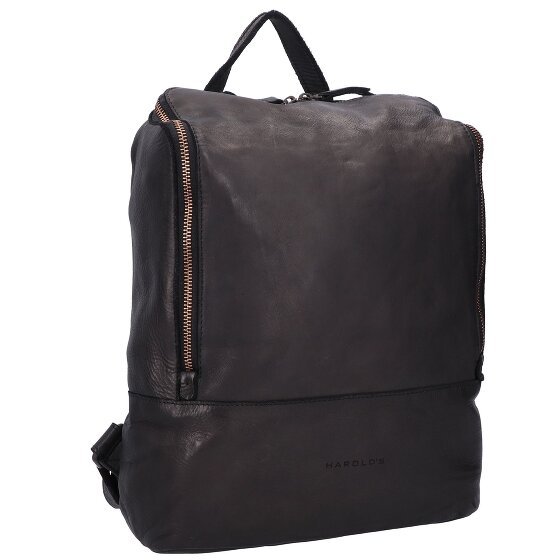 Harold's Skórzany plecak Submarine z przegrodą na laptopa 32 cm