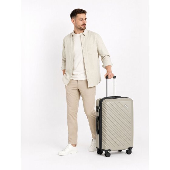Check.In Paradise 2.0 4 kółka Walizka M 68 cm z funkcją poszerzenia
