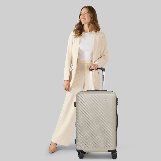 Check.In Paradise 2.0 4 kółka Walizka M 68 cm z plisą rozprężną