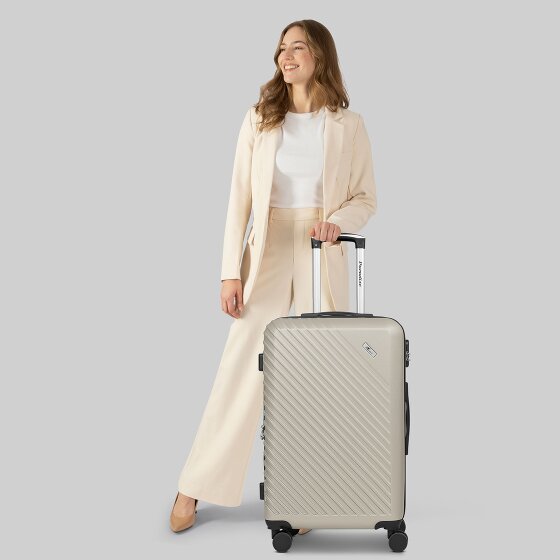 Check.In Paradise 2.0 4 kółka Walizka M 68 cm z plisą rozprężną