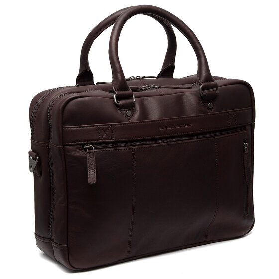 The Chesterfield Brand Wax Pull Up Teczka Skórzany 41 cm Komora na laptopa