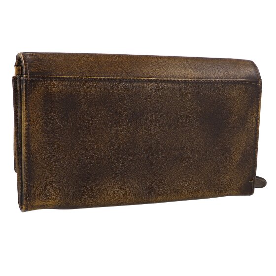 Greenburry Destressed Portfel Ochrona RFID Skórzany 13 cm