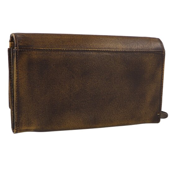 Greenburry Destressed Portfel Ochrona RFID Skórzany 13 cm