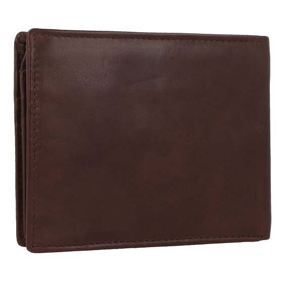 Greenburry Newport Portfel Ochrona RFID Skóra 12 cm
