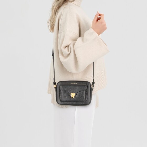 Coccinelle Beat Soft Mini Torba Torba na ramię Skórzany 18 cm