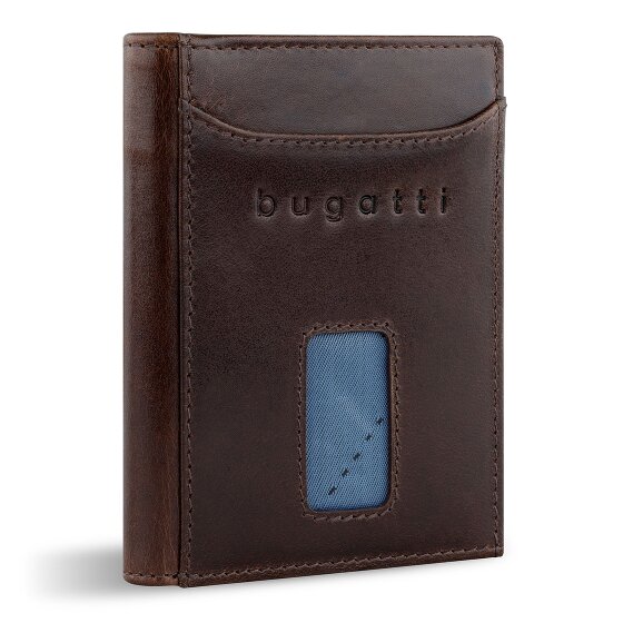 bugatti Secure Slim Portfel Ochrona RFID Skórzany 8 cm