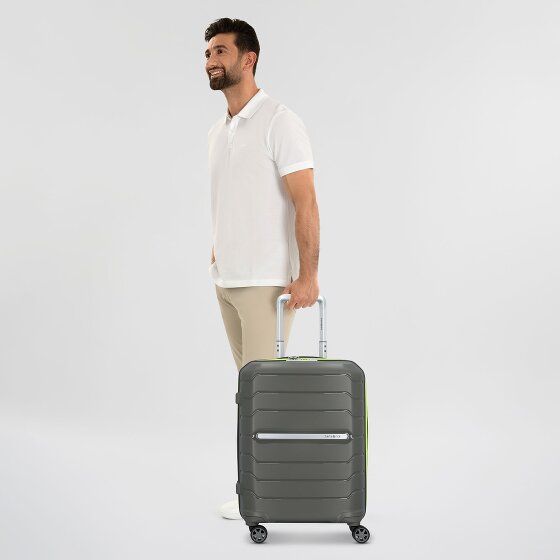 Samsonite Flux 4 kółka Walizka kabinowy 55 cm z plisą rozprężną