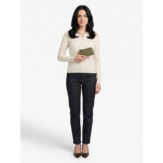 Lauren Ralph Lauren Portfel z kluczem Skóra 13 cm