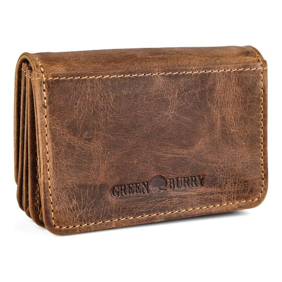 Greenburry Vintage Portfel Ochrona RFID Skórzany 10 cm