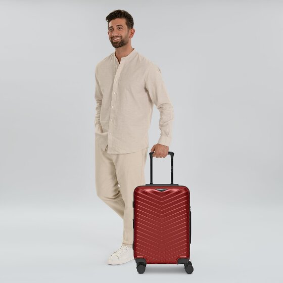 Redolz Essentials 18 4 kółka Walizka kabinowy 55 cm z plisą rozprężną