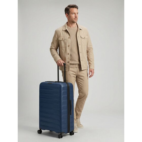 d&n Toronto 4 kółka Walizka L 75 cm z plisą rozprężną