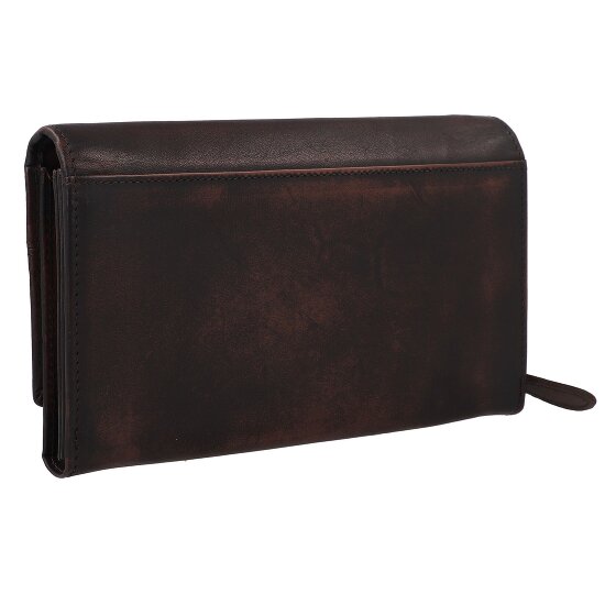 Greenburry Destressed Portfel Ochrona RFID Skórzany 18.5 cm