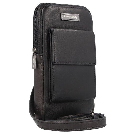 Greenland Nature Black Nappa Etui na telefon komórkowy Skórzany 11.5 cm