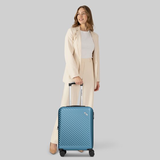 Check.In Paradise 2.0 4 kółka Walizka kabinowy S 55 cm z plisą rozprężną