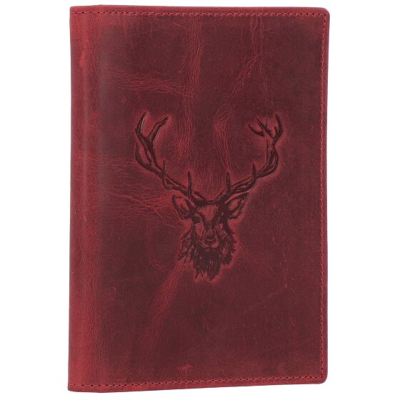 Greenburry Vintage Hirsch Etui na dowód osobisty Skórzany 12.5 cm