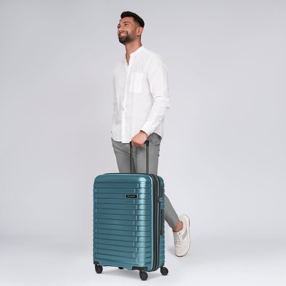 Pactastic Collection 04 THE MEDIUM + 4 kółka Walizka M 66 cm z plisą rozprężną