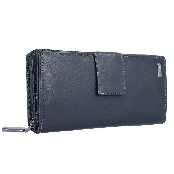 Greenland Nature Black Nappa Wallet RFID Leather 20 cm