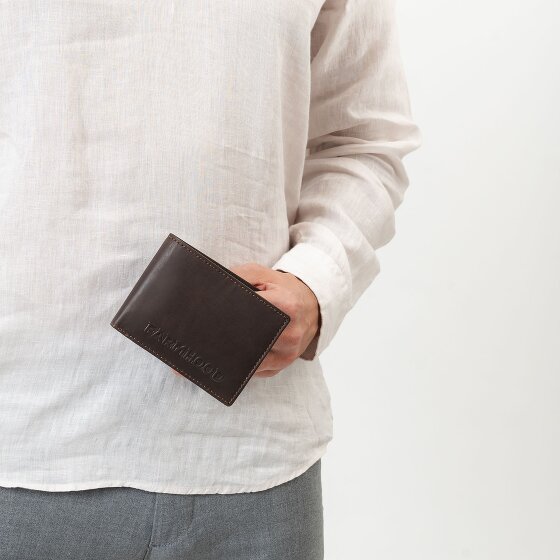 Farmhood Nashville Portfel Ochrona RFID Skórzany 13 cm