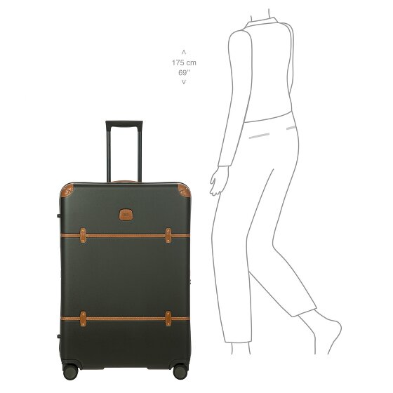 Bric's Bellagio 4 kółka Walizka 82 cm z plisą rozprężną