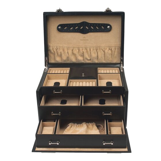 Windrose Ambiance Pudełko na biżuterię Skórzany 31 cm