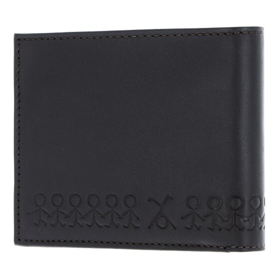 oxmox Leather Portfel Ochrona RFID Skóra 12 cm