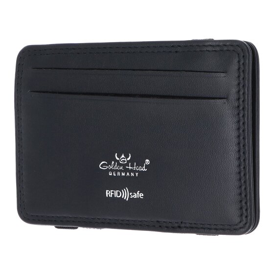 Golden Head Polo Etui na karty kredytowe Ochrona RFID Skóra 7.5 cm
