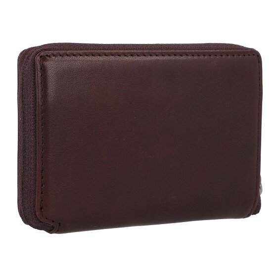 Braun Büffel Arezzo Etui na karty kredytowe Ochrona RFID Skórzany 11.5 cm