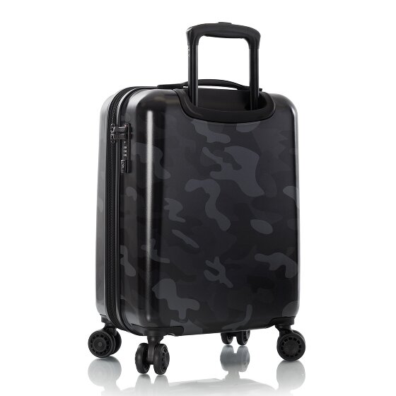Heys Black Camo 4 kółka Walizka kabinowy S 53 cm z plisą rozprężną