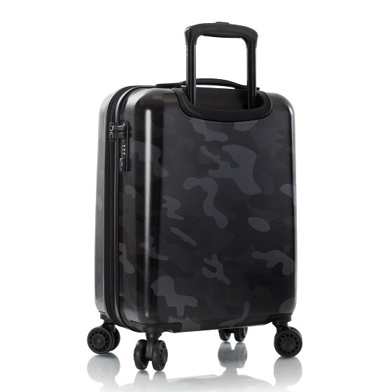 Heys Black Camo 4 kółka Walizka kabinowy S 53 cm z plisą rozprężną