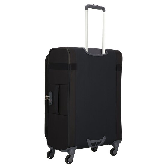 Samsonite Citybeat 4 kółka Walizka 66 cm z plisą rozprężną