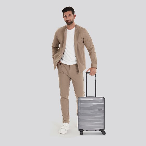 Bergpfeil Podróżny 4-kołowy wózek kabinowy S 55 cm z plisą rozporową