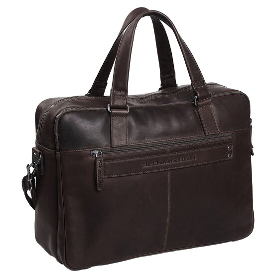 The Chesterfield Brand Wax Pull Up Teczka Skórzany 43 cm Komora na laptopa