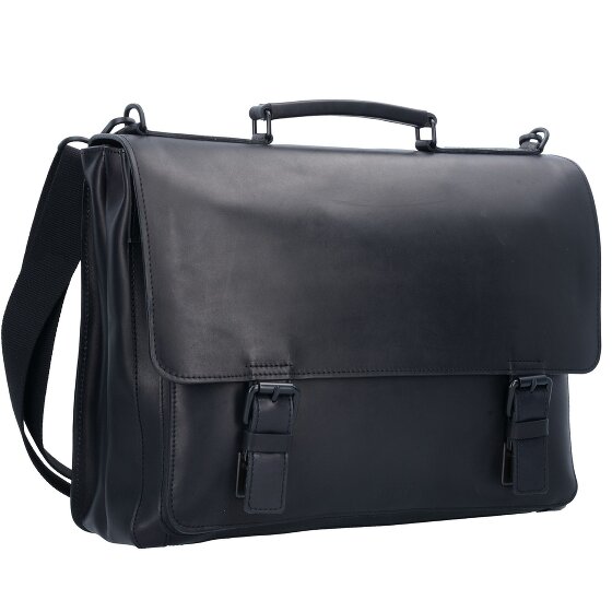 Jost Futura Teczka skórzana 38 cm przegroda na laptopa