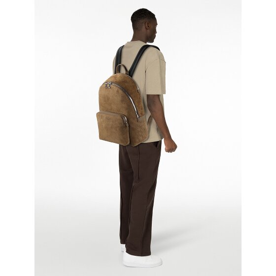 Boss New Crosstown Plecak Skórzany 43 cm Komora na laptopa